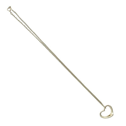 Tiffany & Co Open Heart Motif Silver 925 Necklace Pendant Accessori