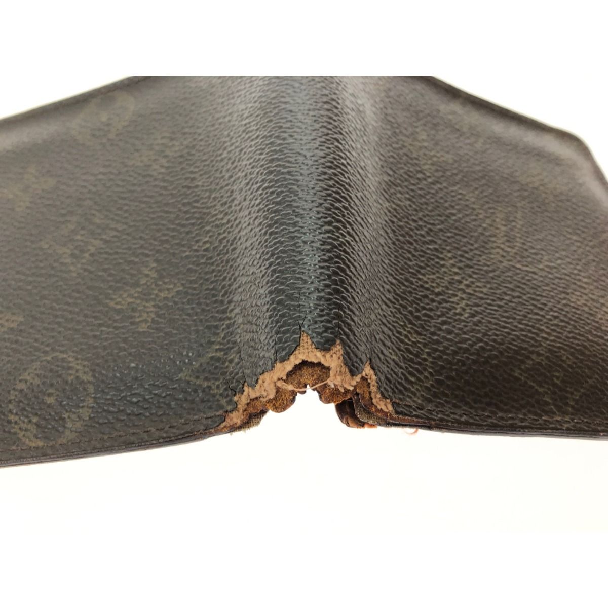 Louis Vuitton Bifold Wallet Monogram Portefeuille Marco M61675 Brown