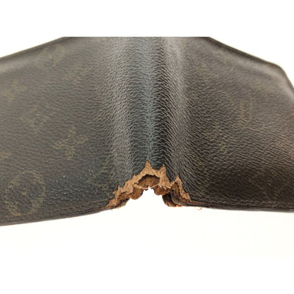 Louis Vuitton Bifold Wallet Monogram Portefeuille Marco M61675 Brown