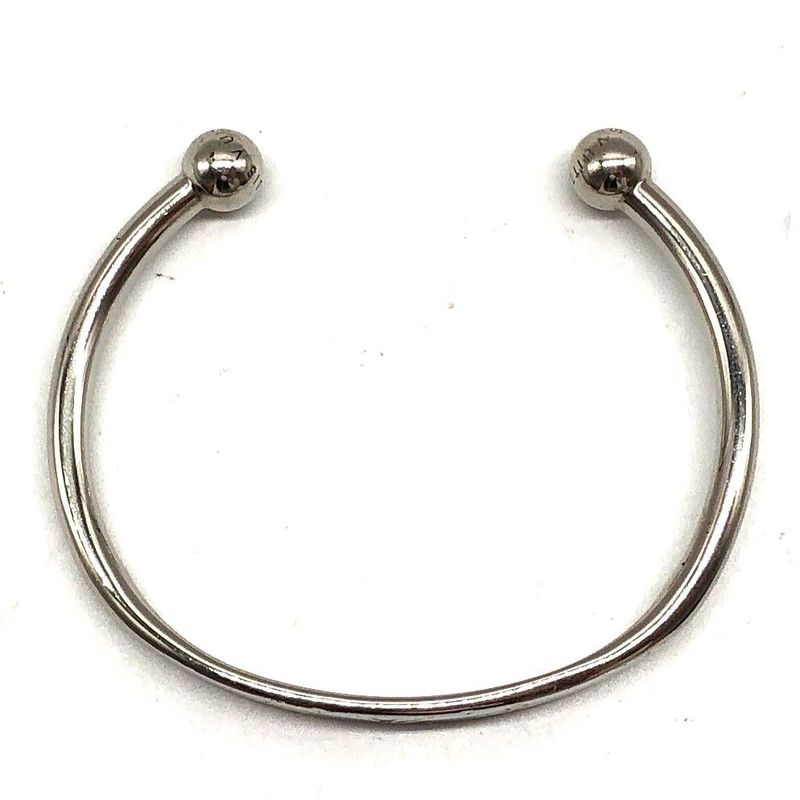 Louis Vuitton Jonk Monogram Bangle M64839 Bracelet Accessory Ladies Silver Used