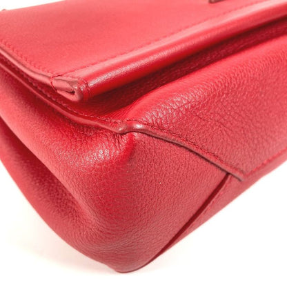 Louis Vuitton Handbag Lock Me 2 BB M51202 Calf Leather Ruby Red