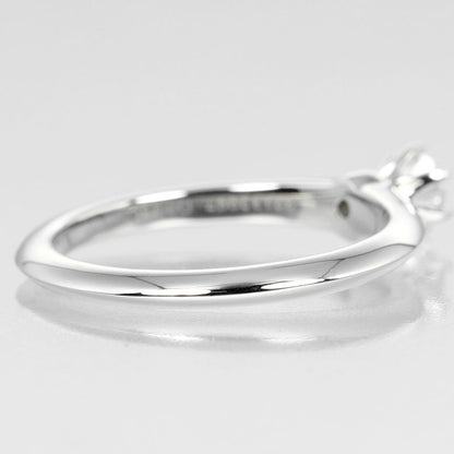 Tiffany & Co Solitaire 0.23ct Pt950platinum × Diamond #11 Ladies 4.32g Ring