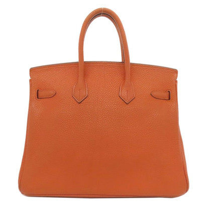 Hermes Birkin 25 Silver Hardware Handbag Togo Women