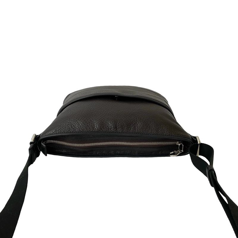 Loewe Anagram Embossed Logo Leather Nylon Shoulder Bag Pochette