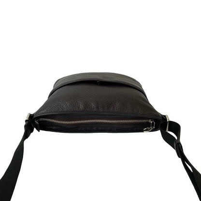 Loewe Anagram Embossed Logo Leather Nylon Shoulder Bag Pochette