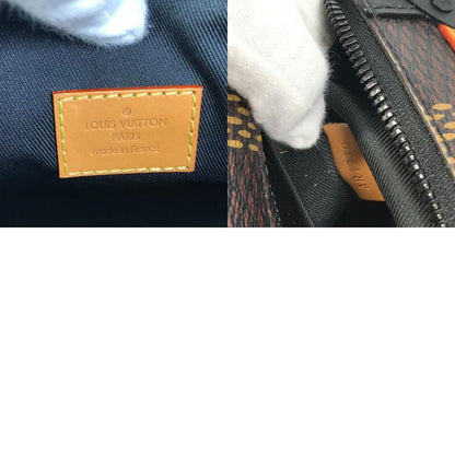 Louis Vuitton Shoulder Bag Soft Trunk N40381 Damier Giant Canvas Brown