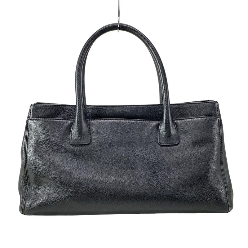 Chanel Tote Bag Executive Line255 A29292 Black Silver Hardware