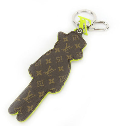 Louis Vuitton Key Holder Porte Cles LV Scarecrow Mp2922 Leather Monogram Yellow