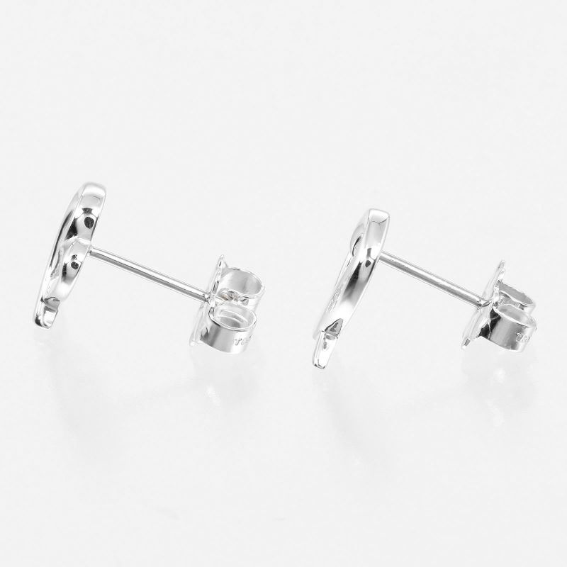 Tiffany & Co Loving Heart 925 Silver Ladies 1.5g Earrings