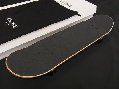 Celine Wood Skateboard Deck Blackish Bl8468
