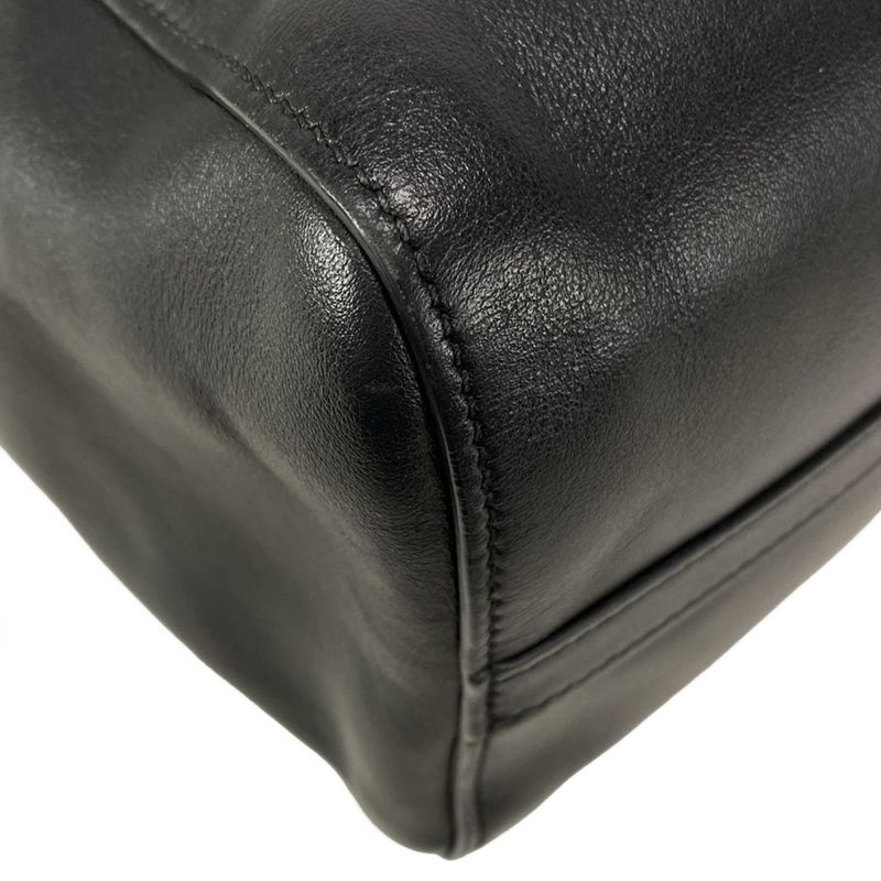 Prada Tote Bag - 1bg041 Black Leather