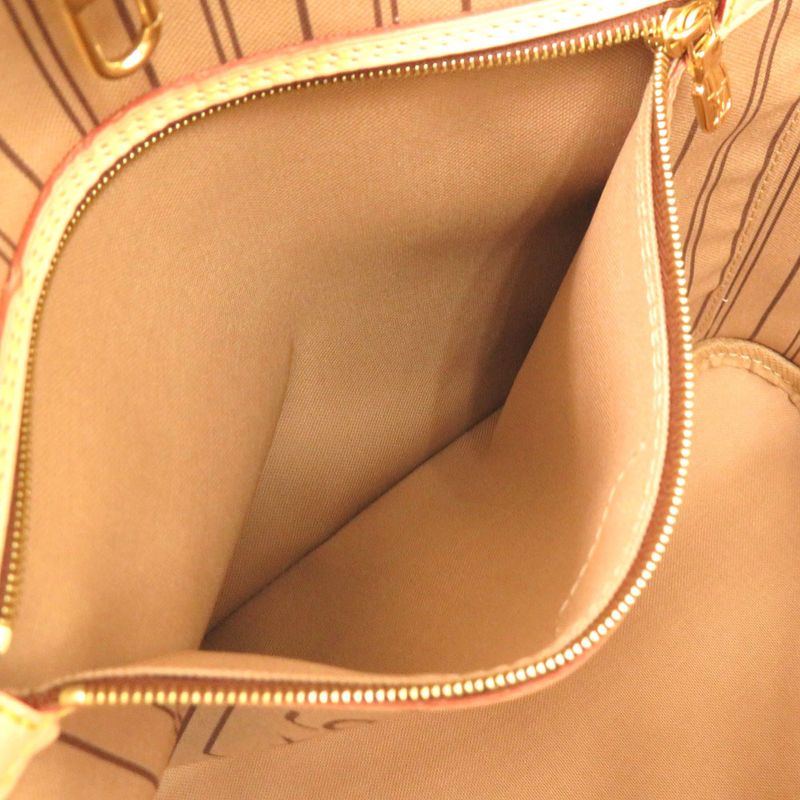 Louis Vuitton Current New Shape Neverfull MM Monogram Rose Beige M46975 Tote