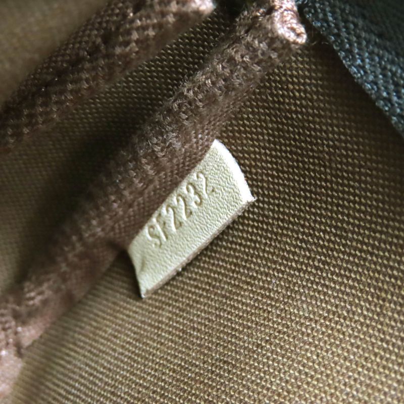 Louis Vuitton M58009 Mini Pochette Axessoire Monogram Canvas Nu Pouch Brown