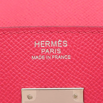 Hermes Handbag Birkin 30 Vaux Epson Rose Extreme Silver Hardware Y Engraved [box