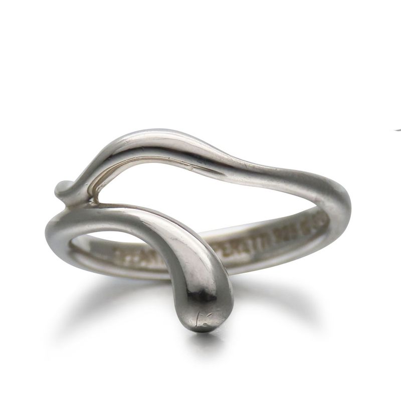 Tiffany & Co Ring ・ Ring Tia Dos Rop 925 Silver Approx 2.3g Silver Approx #7.5
