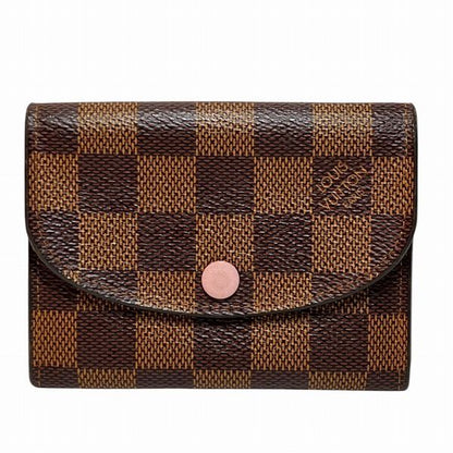 Louis Vuitton Damier Portmonnais Rosali N64423 Bifold Wallet For Women