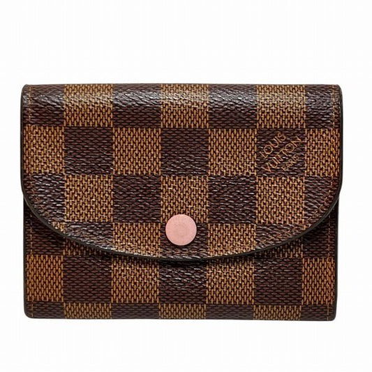 Louis Vuitton Damier Portmonnais Rosali N64423 Bifold Wallet For Women
