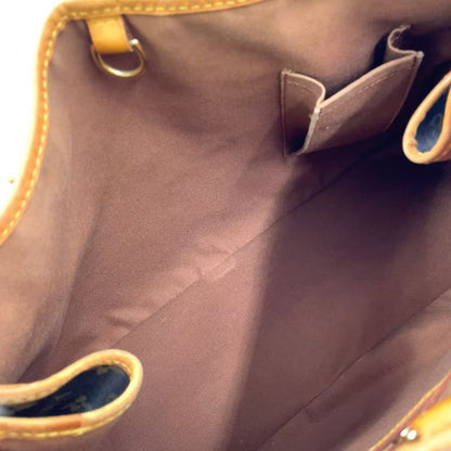 Louis Vuitton Batignolles Orizontal Monogram Leather × PVC Brown Shoulder Bag