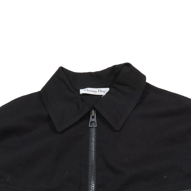 Unused 22aw Christian Dior Zip Up Short Sleeve Shirt Jacket Blouson Dior Vibe