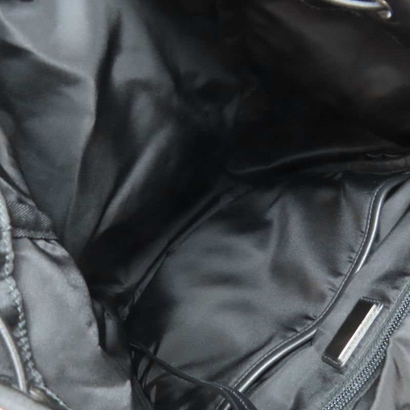 Prada Logo Hardware Backpack Daypack Calf Women