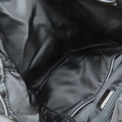 Prada Logo Hardware Backpack Daypack Calf Women