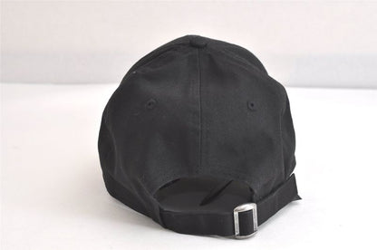 Saint Laurent Nieuw Ella Vintage Cap Canvas Black 2751n