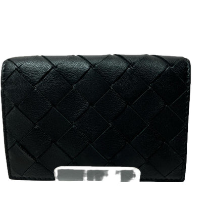 Bottega Veneta Men's Business Card Holder Intrecciato Calfskin