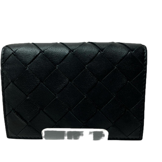 Bottega Veneta Men's Business Card Holder Intrecciato Calfskin