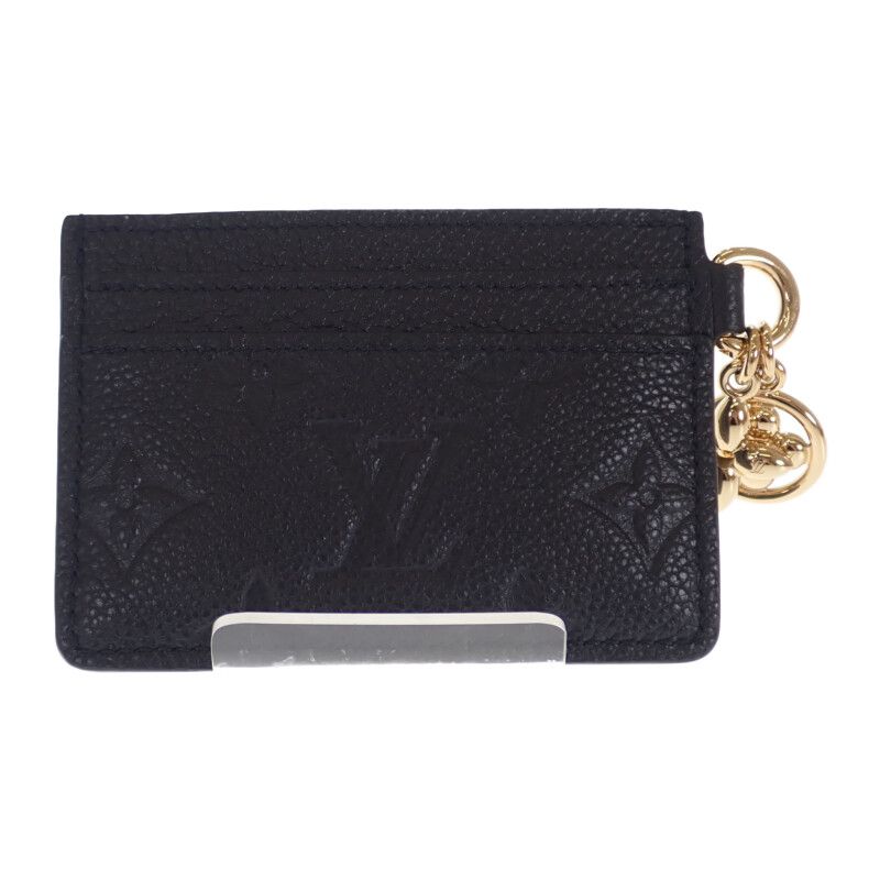 Louis Vuitton Porte Cult Lvcharm M82132 Card Case Monogram Empreinte Noir Black