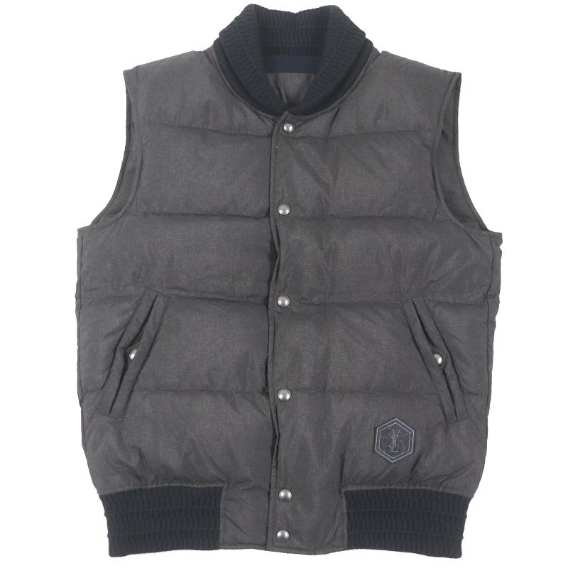 Yves Saint Laurent Yves Saint Laurent 291930 Cotton Patted Vest With Logo