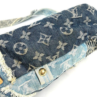 Louis Vuitton Shoulder Bag Patchwork Postie M95374 Monogram Denim Canvas Blue
