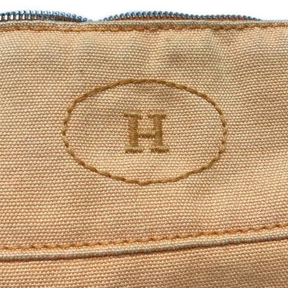 Hermes Pouch Bolide Pouch 25 Orange X Light Brown Leather