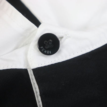  Fendi 2020 Faf630 Striped Logo Embroidery Mesh Short Sleeve Polo Shirt Green