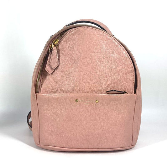 Louis Vuitton Backpack Sac Sorbonne M44019 Monogram Empreinte Leather Pink