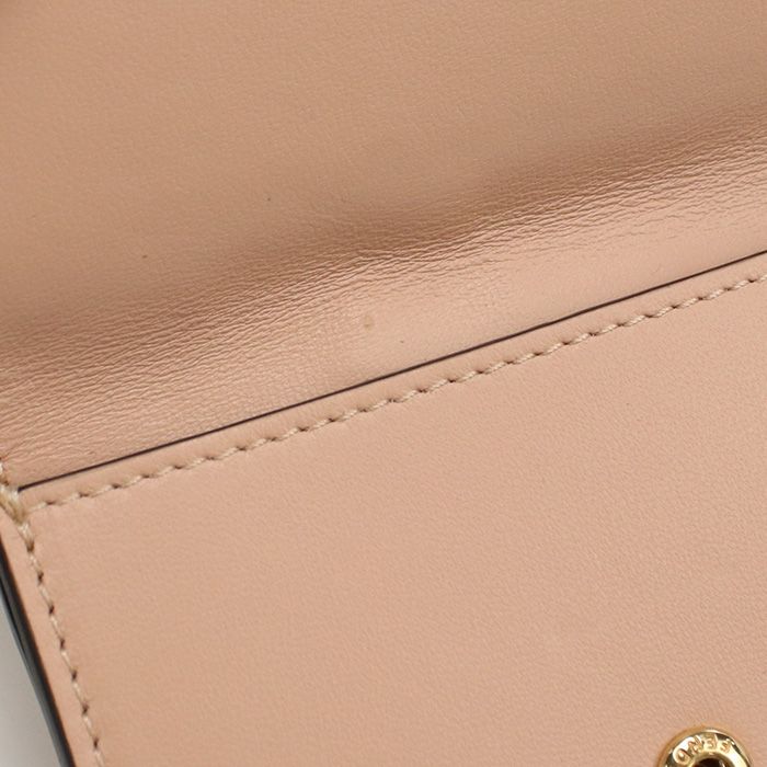 Fendi Card Case Baguette Fe86382 Card Case Leather Card Case Scuff Deuce