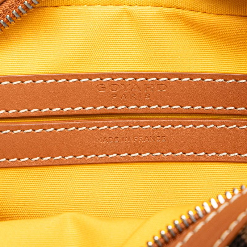 Goyard Cupveil PM Brown Black PVC Leather Women's Goyard