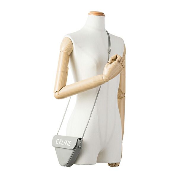 Celine Shoulder Bag Celine Print Light Gray