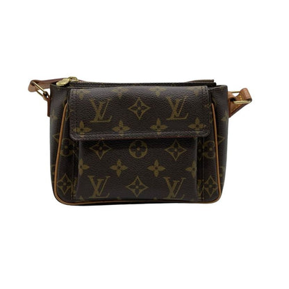 Louis Vuitton Vivacite PM Shoulder Bag Monogram Canvas M51165 Brown Women