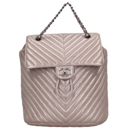 Chanel Chevron Matelasse Lambskin Backpack Women