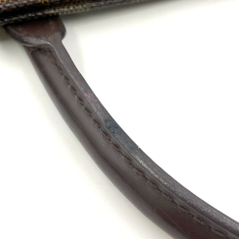 Louis Vuitton Sac Pla Damier Ebene Damier Ebene Leather × PVC Brown Tote Bag