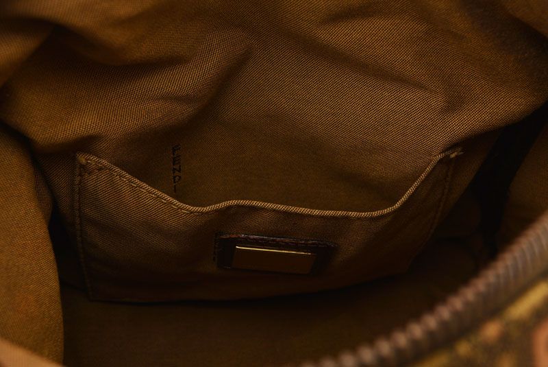 Fendi Bag Mini Boston Bag Fendi Zucca Pattern 8bl068 Khaki Brown