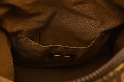 Fendi Bag Mini Boston Bag Fendi Zucca Pattern 8bl068 Khaki Brown