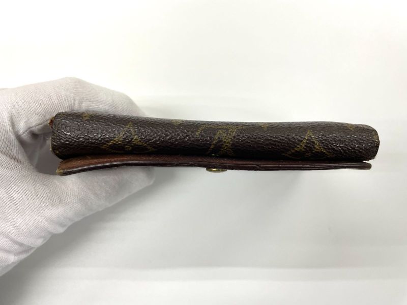 Louis Vuitton Monogram Porte Monet Vieux Trésor M61730 Foldable Wallet L-shape