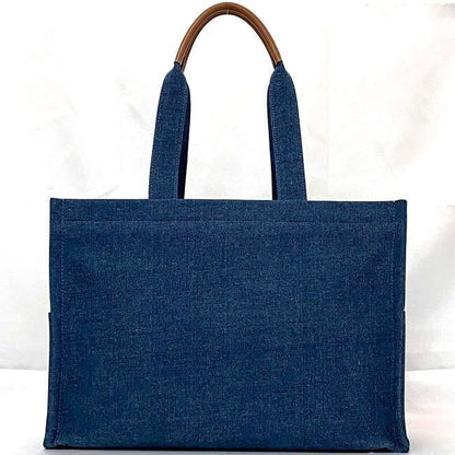 Celine Tote Large Cabas Blue