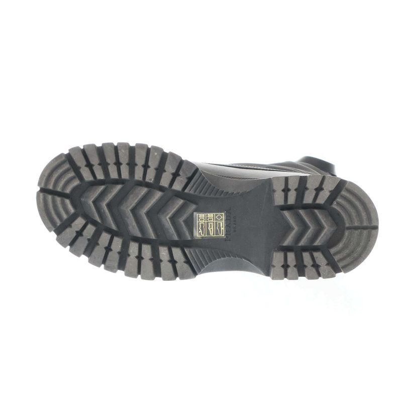 Prada Rodeo Leather Technical Nylon Boots Black 36 1 2