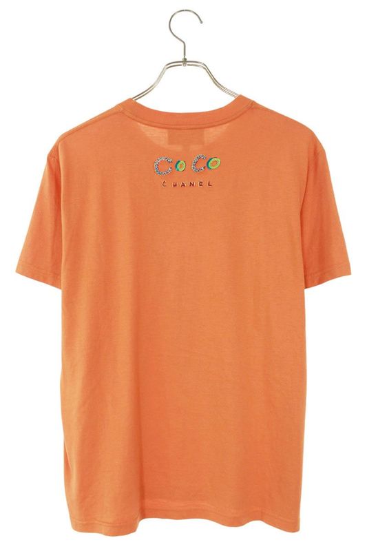 Chanel X Pharrell Williams 19SS P61052k46833 Beaded Decoration T-shirt Men's S