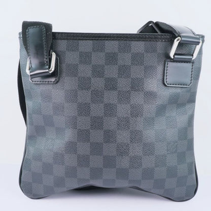 Louis Vuitton Thomas N58028 Damier Graphite Canvas Black Vi3171 Unisex Shoulder