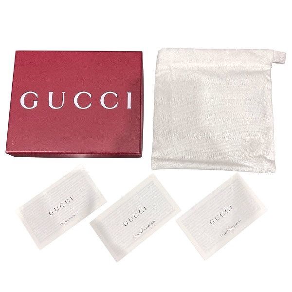 Gucci GG Coin Wallet Gray Interior 768244 Bifold Wallet Men's