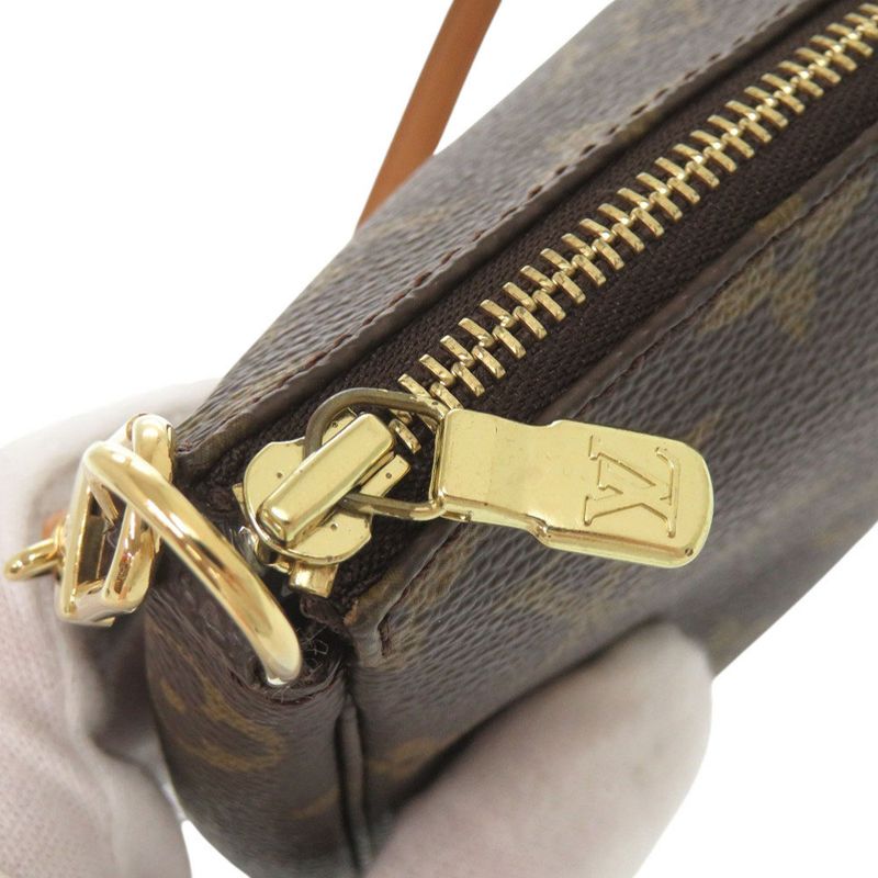 Louis Vuitton Pochette Accessoire Monogram M51980 Brown Pouch LV 1169 Louis