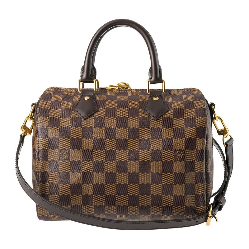 Louis Vuitton Speedy Shoulder Bag Bandoliere 25 Brown